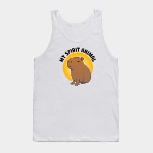 My spirit animal grumpy Capybara Tank Top